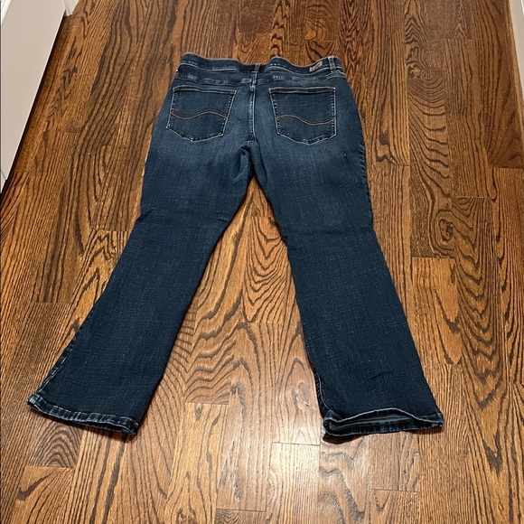 Lee Indigo Women's Wide Leg Jeans - Picture 3 of 3